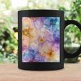 パステルインクのイラストにマルチカラー春の花。 コーヒーマグ ギフトのアイデア