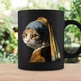 パールイヤリング付き猫 フェルメール コーヒーマグ ギフトのアイデア