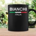 ビアンキ イタリア 家族名 イタリア 国旗 コーヒーマグ ギフトのアイデア