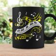 ピアノミュージカルシャツ 音符tシャツ コーヒーマグ ギフトのアイデア