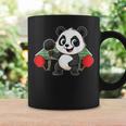ピンポン卓球をするかわいいパンダ コーヒーマグ ギフトのアイデア