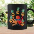 ファニー クール オレンジ タコ ジャグリング パイナップル コーヒーマグ ギフトのアイデア