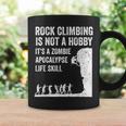 ファニーロッククライマーギフト 男女兼用 クールなゾンビクライミングに コーヒーマグ ギフトのアイデア
