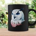 フクロウの傑作 雪フクロウ 鳥アート 動物 雪フクロウ コーヒーマグ ギフトのアイデア