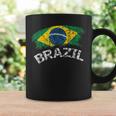 ブラジルの国旗 アンティーク調 ラテン 男性 女性 キッズ ブラジル コーヒーマグ ギフトのアイデア