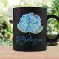 ブルーパープルアジサイフラワーレトロガーデナーアート コーヒーマグ ギフトのアイデア
