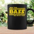 ベース ギター ドラム May The Bass Be With You ベーシスト ドラマー コーヒーマグ ギフトのアイデア