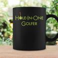 ホールインワンゴルファー グラフィックデザイン ホールインワンゴルフ記念品 Hole In One Golfer コーヒーマグ ギフトのアイデア