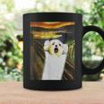 マルチーズ 面白いtシャツ 犬 ムンクの叫び かわいい メンズ 子供 おもしろ 服 グッズ ネタ わんこ コーヒーマグ ギフトのアイデア