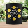 ミツバチユーモア六角形ナチュラルスタイル コーヒーマグ ギフトのアイデア