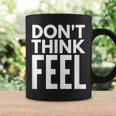 モチベーションを高める引用tシャツ Don't Think Feel インスピレーション コーヒーマグ ギフトのアイデア