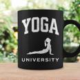 ヨガ 大学 大学 面白い コーヒーマグ ギフトのアイデア