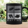 ラフティング シルエット 川 ラフト アウトドア ラフティング スポーツ コーヒーマグ ギフトのアイデア