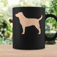 ラブラドールレトリバー 犬のシルエット コーヒーマグ ギフトのアイデア