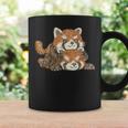 レッサーパンダ かわいい パンダ おもしろ 動物 アート イラスト コーヒーマグ ギフトのアイデア