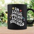レトログルーヴィーなイム・ルイーズ Doing Luise Things 面白い母の日 コーヒーマグ ギフトのアイデア