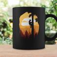 レトロサンセットツリークライマーアーボリスト。 コーヒーマグ ギフトのアイデア