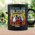 レベル40 アンロック レベル41 ロード中 40歳の誕生日 コーヒーマグ ギフトのアイデア