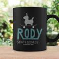 ロディ Rody（Rody Of ThetreetSkateboard_Green バックプリント コーヒーマグ ギフトのアイデア