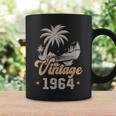 ヴィンテージ 1964 誕生日 61歳 ヤシの木 コーヒーマグ ギフトのアイデア