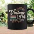 ヴィンテージ1974年、誕生年51年 レトロ コーヒーマグ ギフトのアイデア