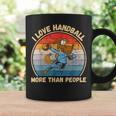 ヴィンテージ馬 I Love Handball More Than People コーヒーマグ ギフトのアイデア