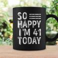 今日で41歳、おめでとう。 コーヒーマグ ギフトのアイデア