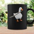 刀を持ったアヒルと剣を持つアヒル 刀包丁 ガチョウ コーヒーマグ ギフトのアイデア