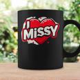 名前入り Missy I Love Missy コーヒーマグ ギフトのアイデア