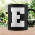 大文字 E アルファベット モノグラム イニシャル コーヒーマグ ギフトのアイデア