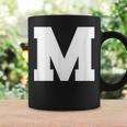 大文字 M アルファベットモノグラム イニシャル コーヒーマグ ギフトのアイデア