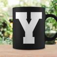 大文字 Y アルファベット モノグラム イニシャル コーヒーマグ ギフトのアイデア