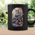 妖怪猫 着物美桜風 コーヒーマグ ギフトのアイデア