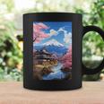 寺と富士山のある日本の風景 コーヒーマグ ギフトのアイデア