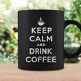 平静を保ち コーヒーを飲む Keep Calm And Drink Coffee コーヒーマグ ギフトのアイデア