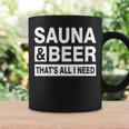 必要なのはサウナ&ビール コーヒーマグ ギフトのアイデア