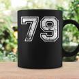 数字 79 ヴィンテージ 1979 誕生日 ヴィンテージ風 コーヒーマグ ギフトのアイデア
