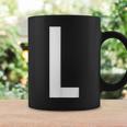 文字l アルファベットモノグラム イニシャル コーヒーマグ ギフトのアイデア