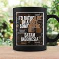 旅行とコーヒー愛好家 バタムインドネシア コーヒーマグ ギフトのアイデア