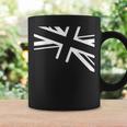 旗愛好家のためのユニオンジャックのホワイトデザイン。 コーヒーマグ ギフトのアイデア