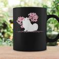 日本のかわいいさくら 桜 ジャパニーズスピッツ犬 コーヒーマグ ギフトのアイデア