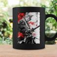 日本のクモユリ 侍 猫 グランジ 浮世絵 アニメアート コーヒーマグ ギフトのアイデア