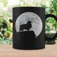 月と犬のシルエット シェルティーシェットランドシープドッグ コーヒーマグ ギフトのアイデア