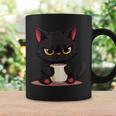 朝が嫌いなコーヒーと可愛い黒猫 コーヒーマグ ギフトのアイデア