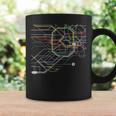 東京電車線路チャートユニセックス親子ペア コーヒーマグ ギフトのアイデア