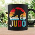 柔道投げ レトロ 日本の格闘技 柔道家 ファイター ギフト コーヒーマグ ギフトのアイデア