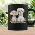 犬 トイプードル かわいい いぬ 子犬 ペット おもしろ 動物 イラスト コーヒーマグ ギフトのアイデア