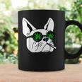 犬のサングラス喫煙420クールな雑草大麻マリファナ コーヒーマグ ギフトのアイデア