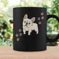 犬のプリントとフレンチブルドッグのグラフィック フレンチブルドッグ コーヒーマグ ギフトのアイデア