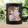 猫と少女 Cat And Girl コーヒーマグ ギフトのアイデア